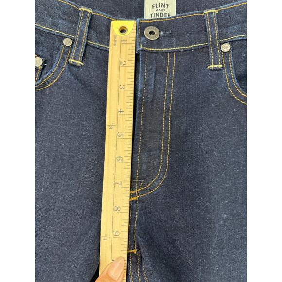 Flint and Tinder Jeans Men 30x30 Dark Wash Blue Slim Fit Casual - Picture 6 of 11